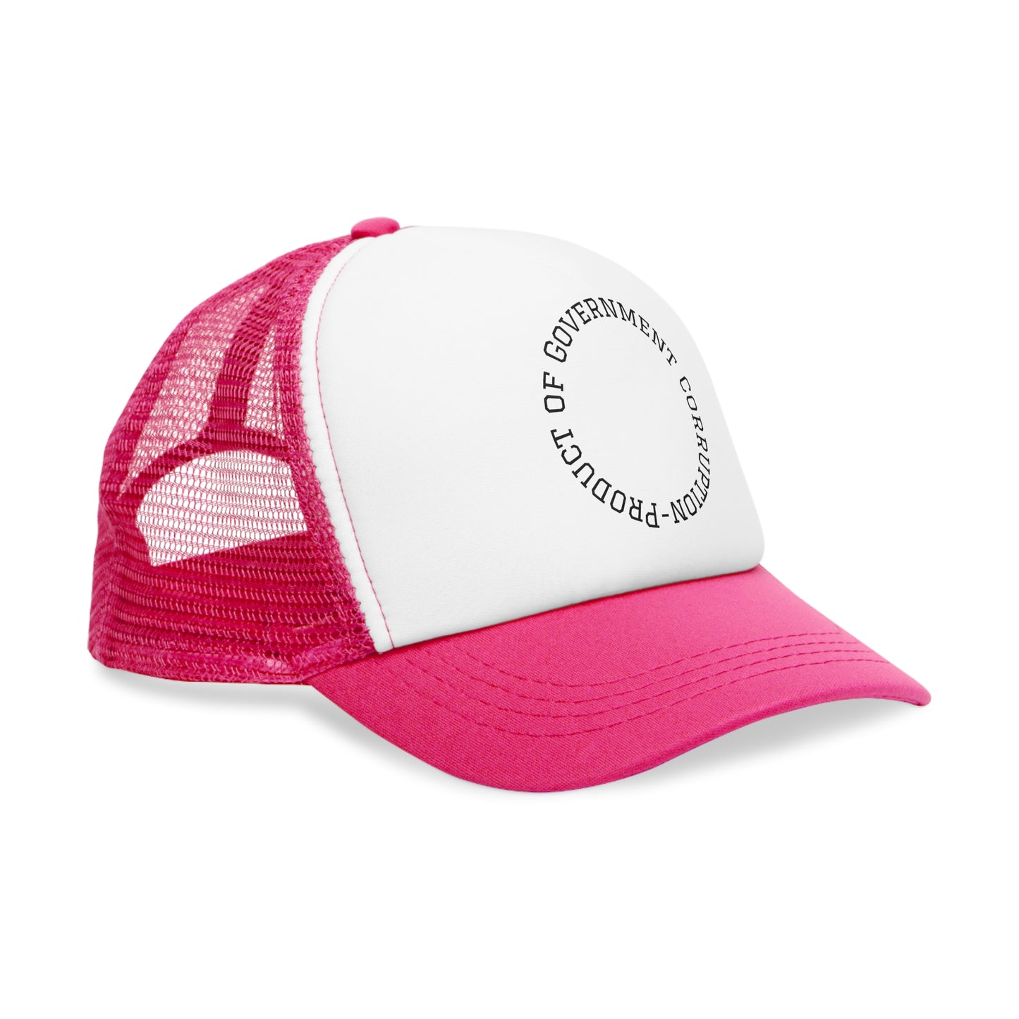 Trendy Mesh Cap with Statement Design, Adjustable Hat for Casual Outings, Summer Accessory, Unique Cap