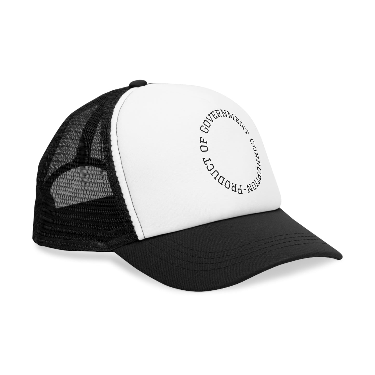 Trendy Mesh Cap with Statement Design, Adjustable Hat for Casual Outings, Summer Accessory, Unique Cap