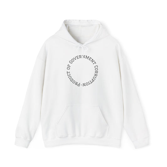 Lighthearted Government Corruption Hoodie, Unisex Sweatshirt,  Gift for Activists, Statement Piece