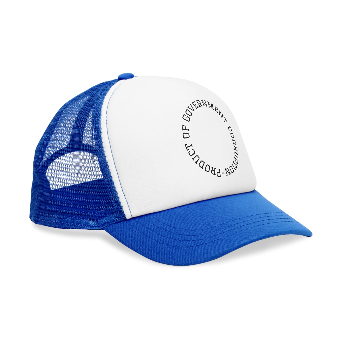 Trendy Mesh Cap with Statement Design, Adjustable Hat for Casual Outings, Summer Accessory, Unique Cap