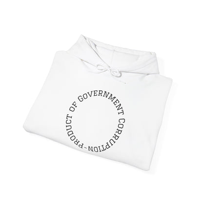 Lighthearted Government Corruption Hoodie, Unisex Sweatshirt,  Gift for Activists, Statement Piece