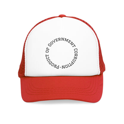 Trendy Mesh Cap with Statement Design, Adjustable Hat for Casual Outings, Summer Accessory, Unique Cap