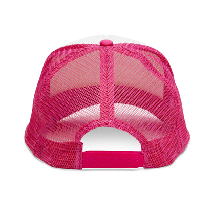 Trendy Mesh Cap with Statement Design, Adjustable Hat for Casual Outings, Summer Accessory, Unique Cap